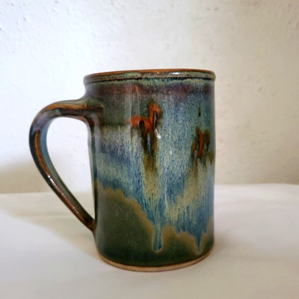 2 Sunset Canyon Pottery Straight Mugs - Nebula